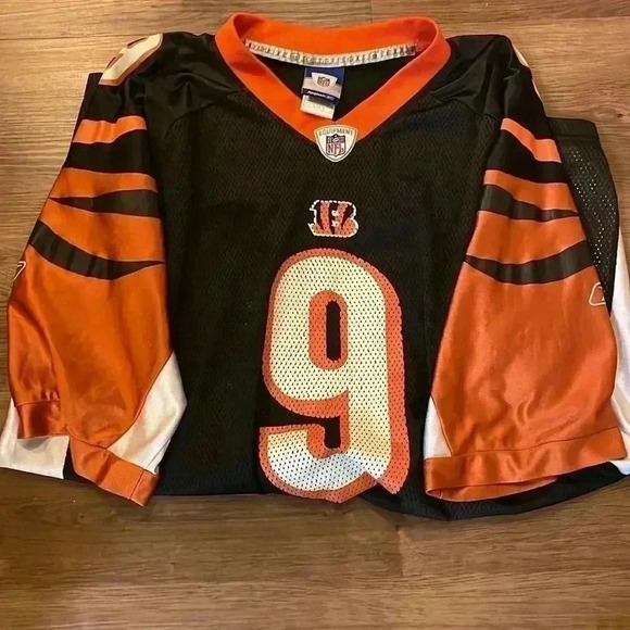 Cincinnati Bengals Carson Palmer #9 NFL Reebok Men’s XL Jersey - Picture 11 of 12